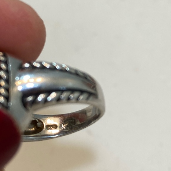 Sterling silver, pearl ring - Picture 4 of 6